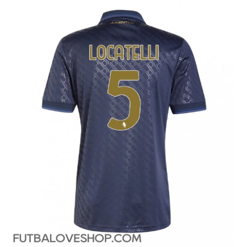 Dres Juventus Manuel Locatelli #5 Tretina 2024-25 Krátky Rukáv